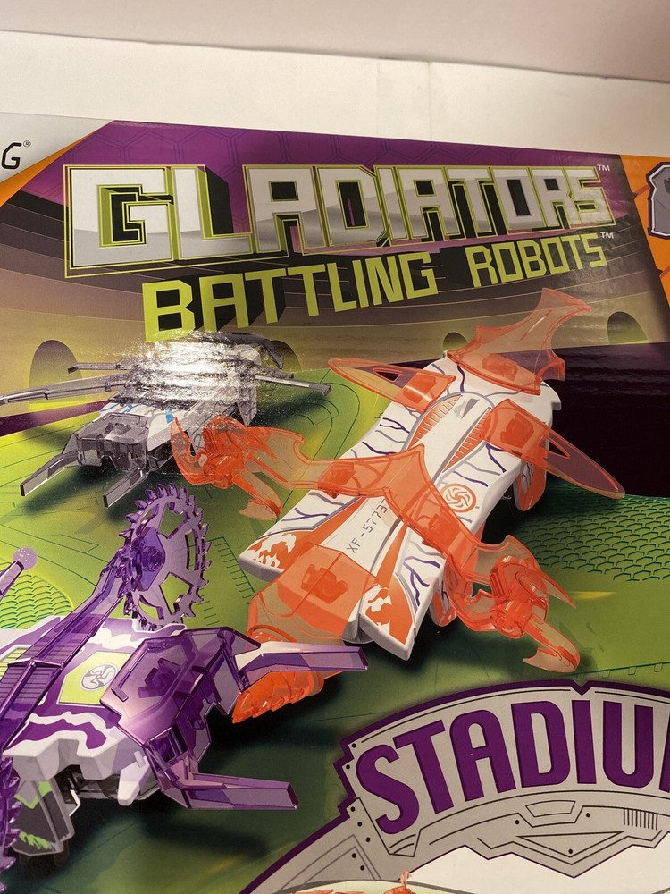 HEXBUG Gladiators Battling Robots Stadium Battle Strategy Kit W/3 Gladiators