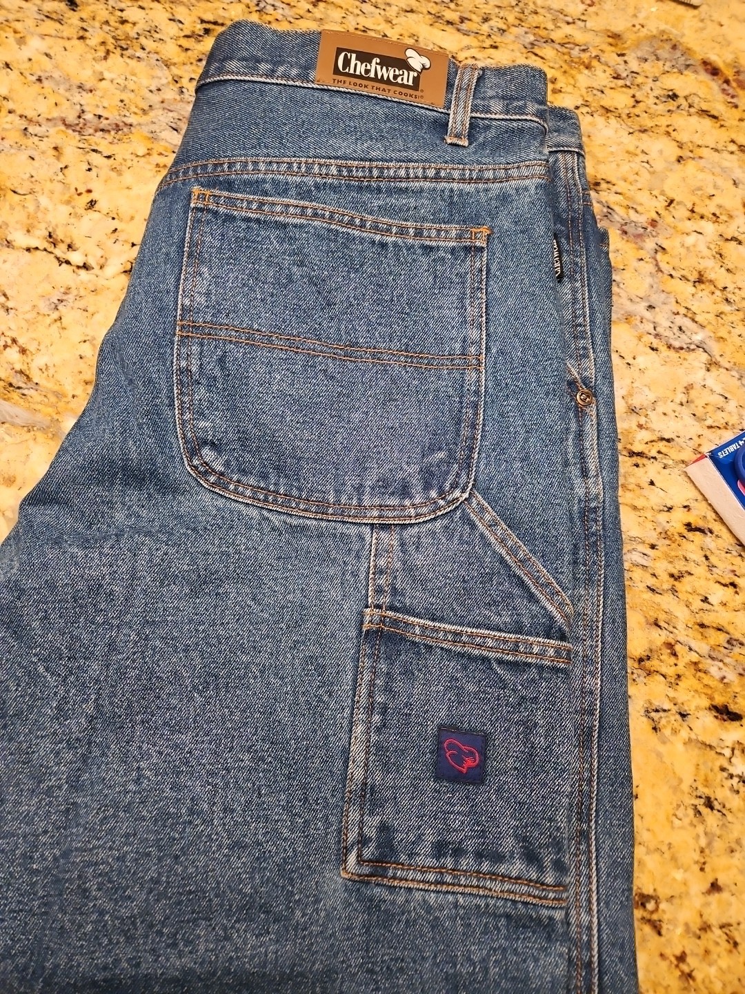 Chefwear Mens Jeans 38x32. Excellent Condition. Rare! See Pics!