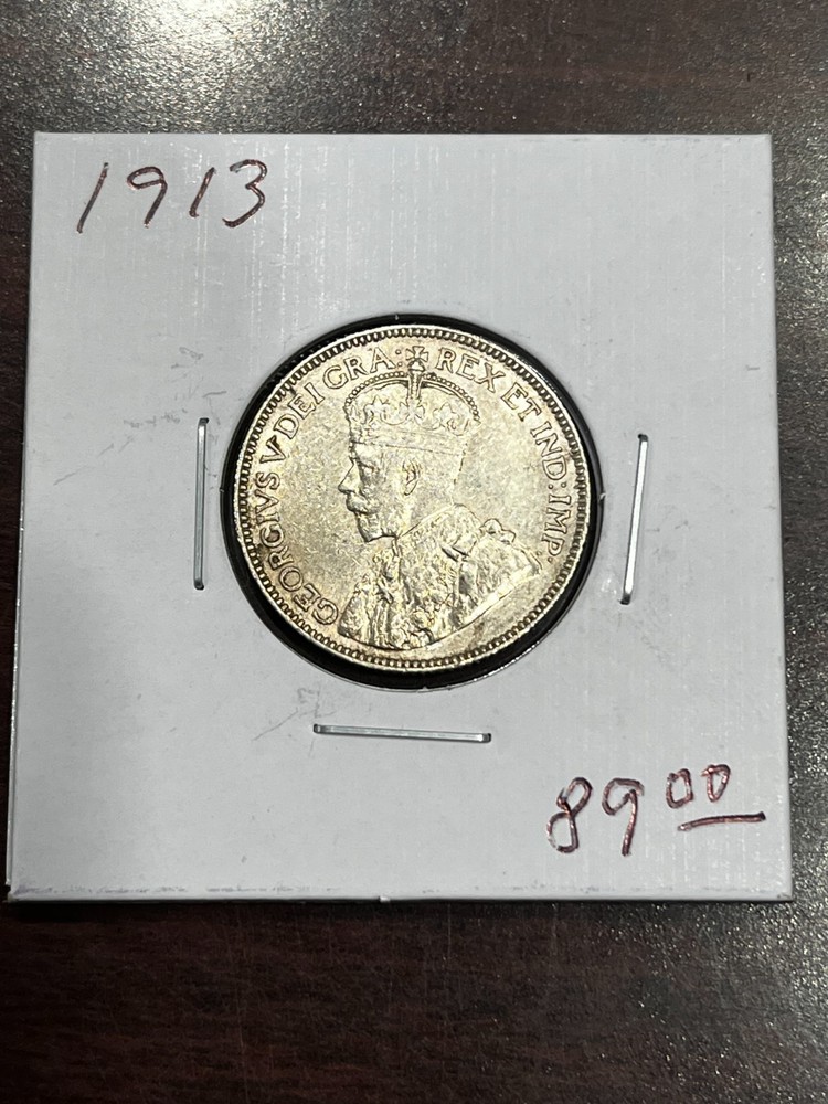 CANADA-1913 QUARTER-AU