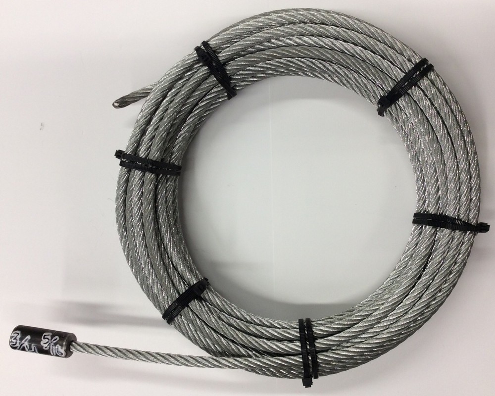 Water Service Trenchless Line Slitter Puller Pipe Replacement Cable 5/16”x 60’