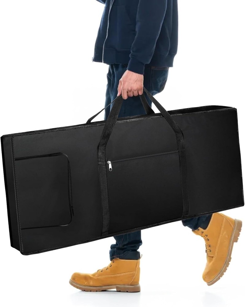 61-Note Soft Keyboard Gig Bag with Padded Protection & Ample Storage