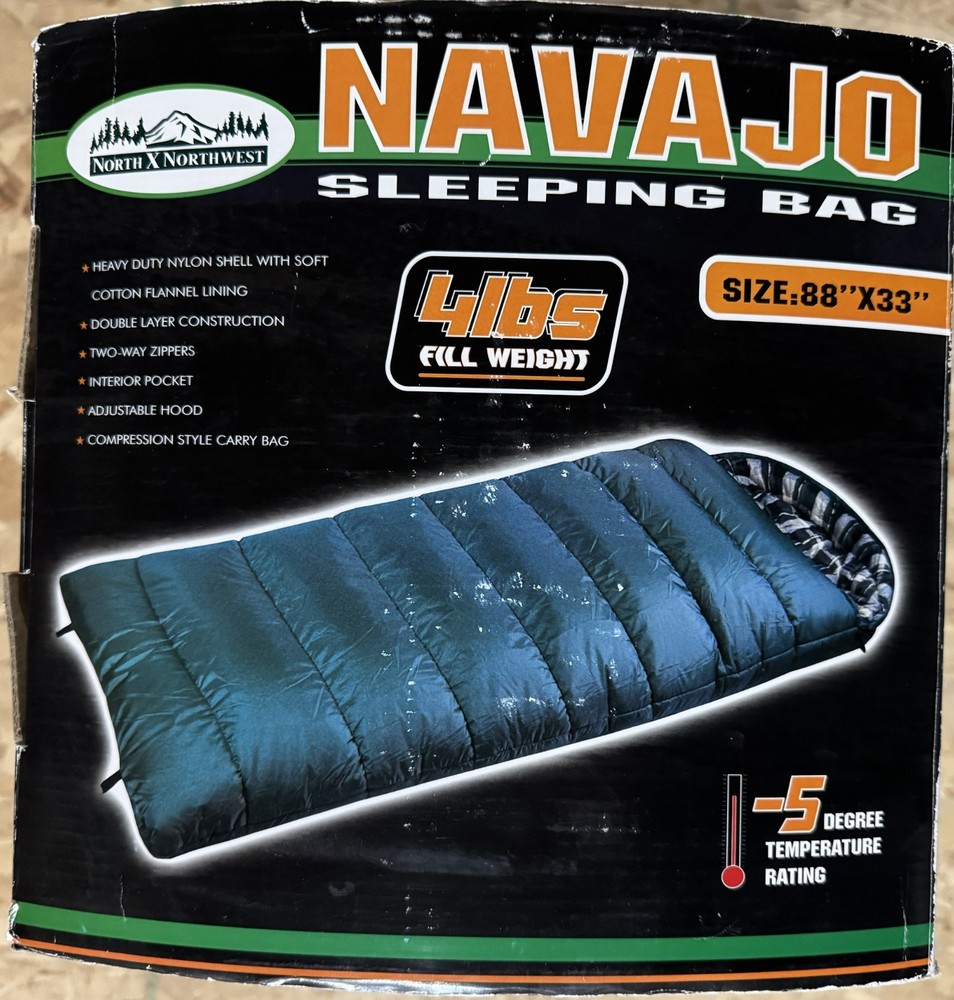Sleeping Bag -5 degree rated - New