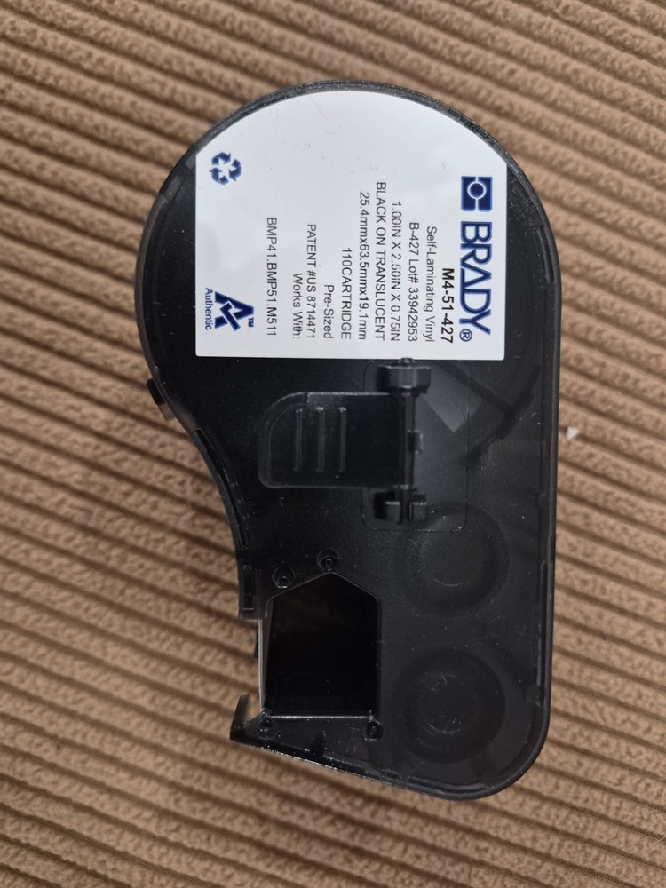 Brady BMP41 Handheld Industrial Label Printer with Hard Case. Slightly Used