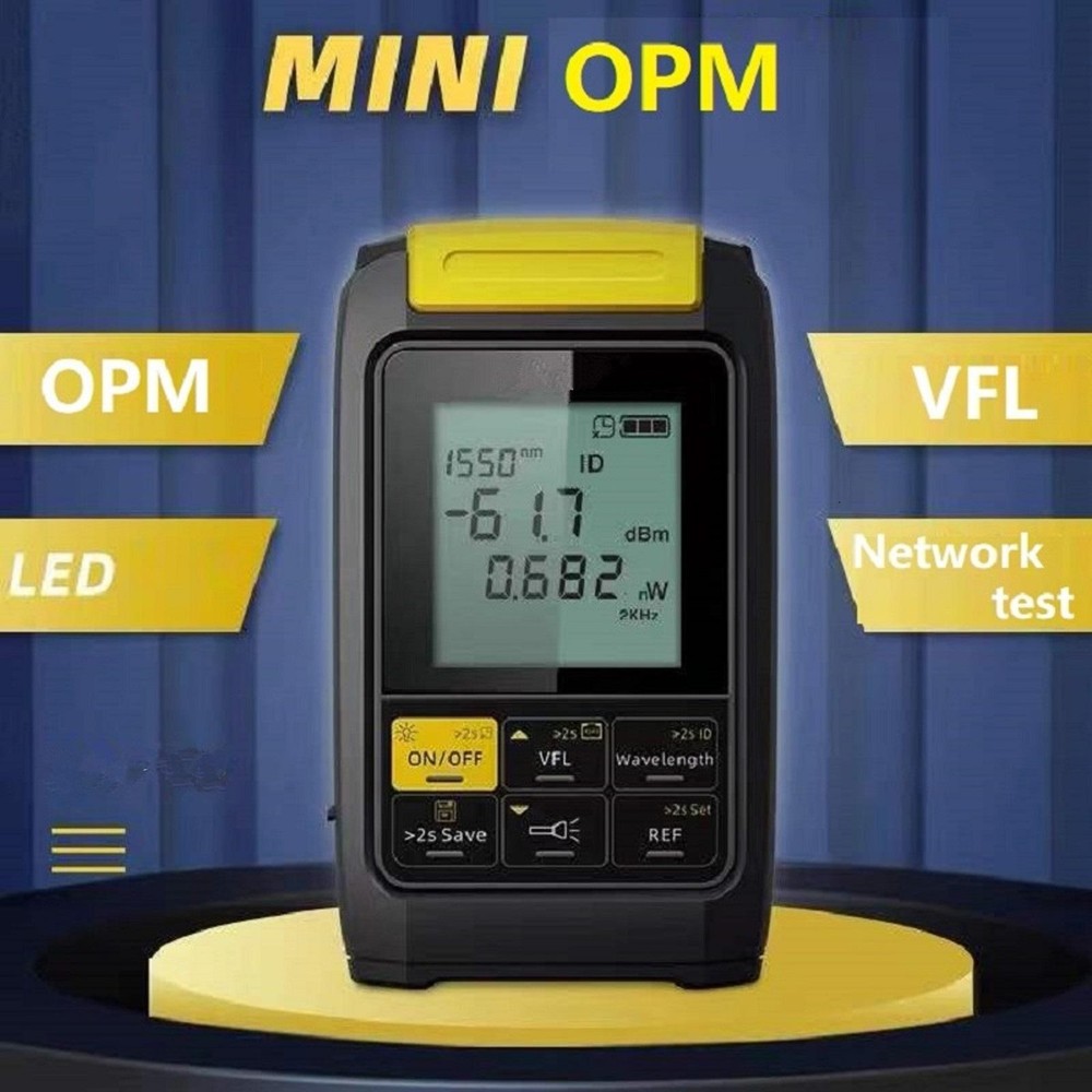 4in1 Optical Power Meter OPM Led light Visual Fault Locator Network Cable Tester