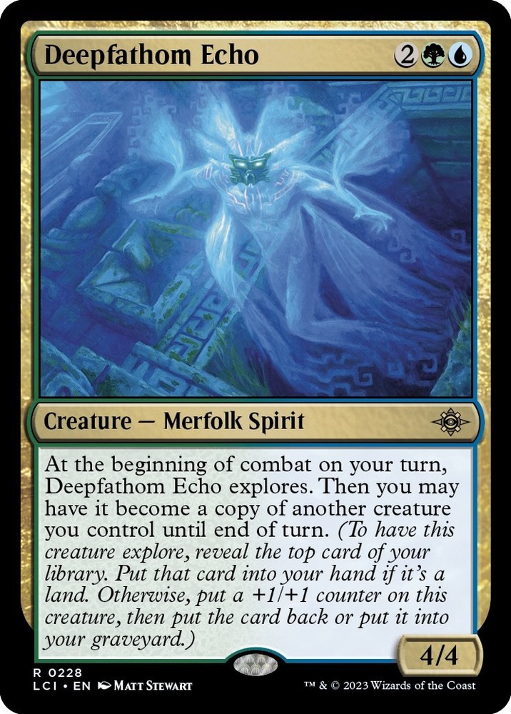 Deepfathom Echo The Lost Caverns of Ixalan 228 MTG LP