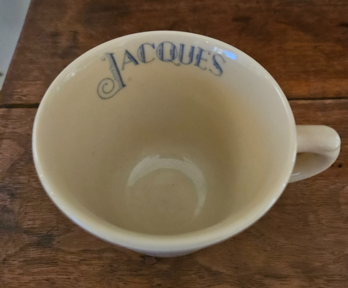 Vintage Jacques Restaurant Coffee Cup Chicago Il (Syracuse China 9-NN)