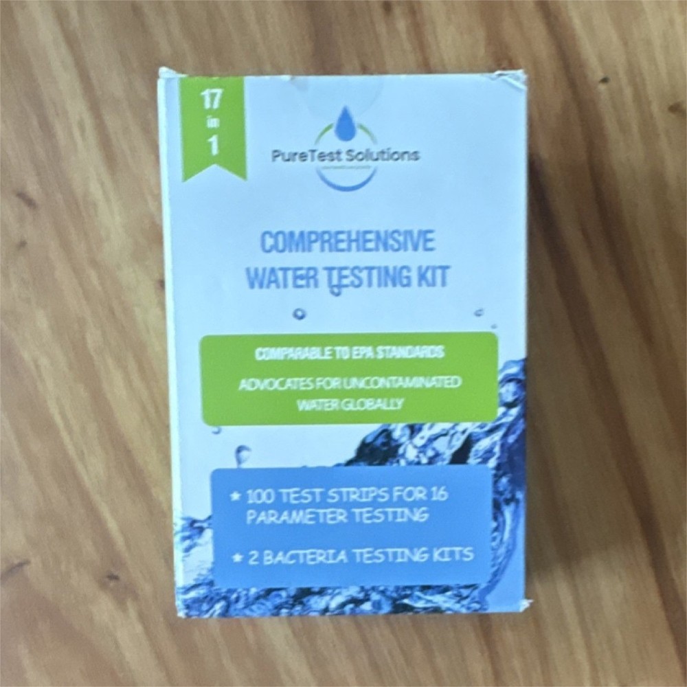 PureTest Solutions 17-in-1 Water Testing Kit, 100 Strips, 2 Bacteria Kits, Pools