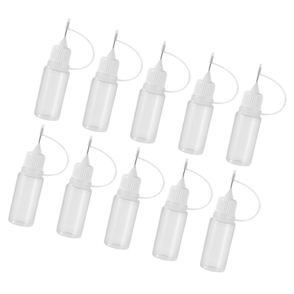 20Pcs Needle Tip Squeeze Bottles for Glue and Paint Dispensing
