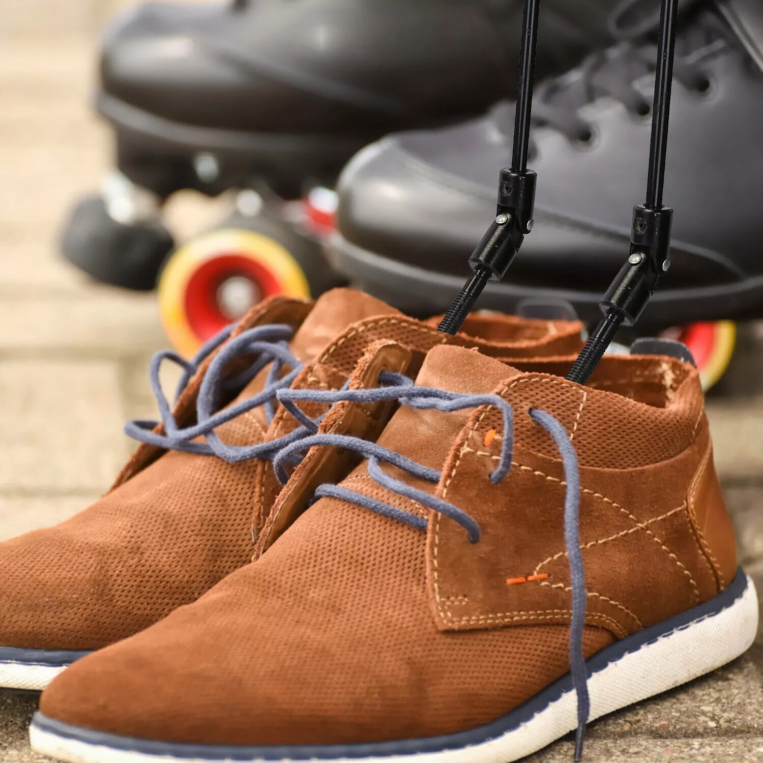 2PCS Wooden Boot Stretcher Adjustable Shoe Shaper Widener Expander for Men Women