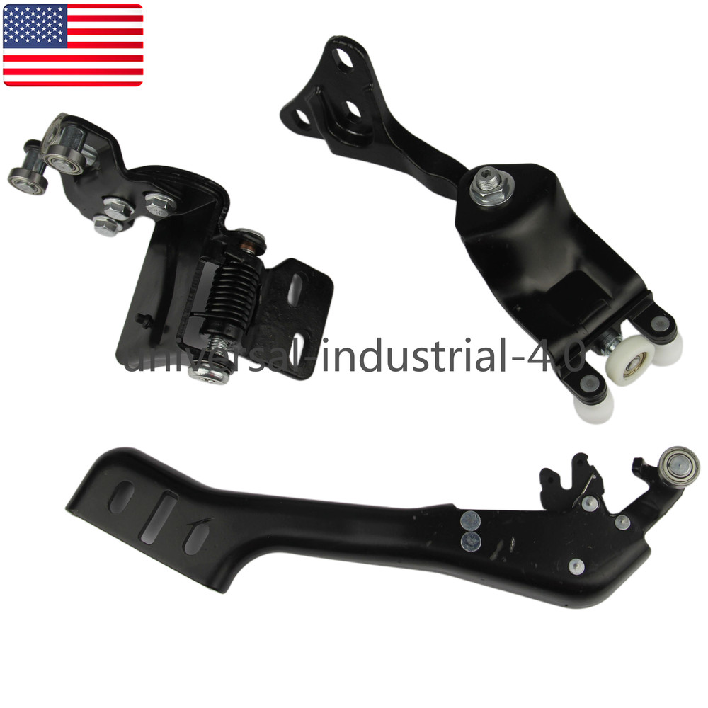 Left Sliding Door Roller Bottom Middle Upper Set for Ford Transit Connect 14-23
