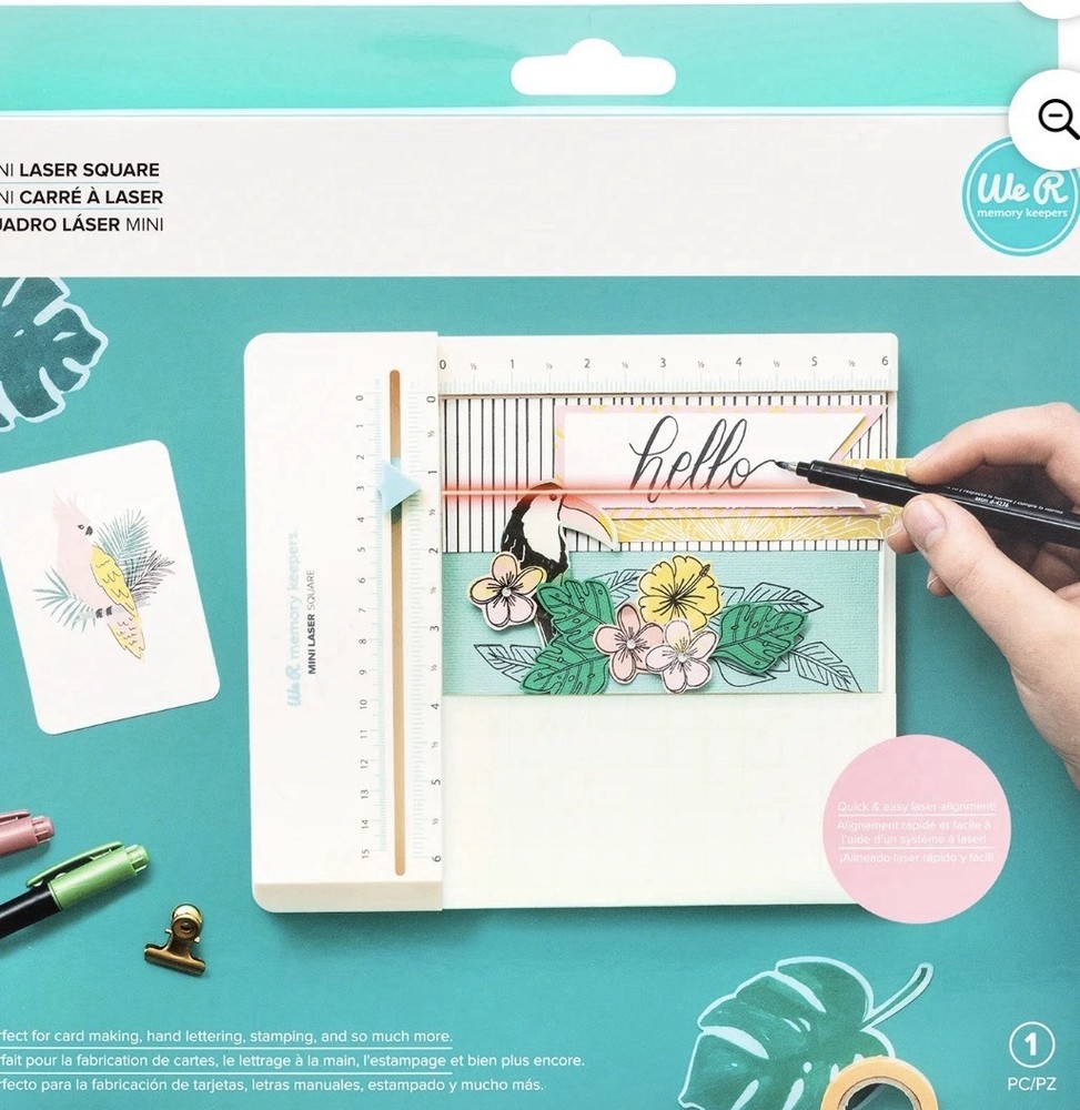 We R Memory Keepers Laser Square Scrapbooking Alignment Tool 662837