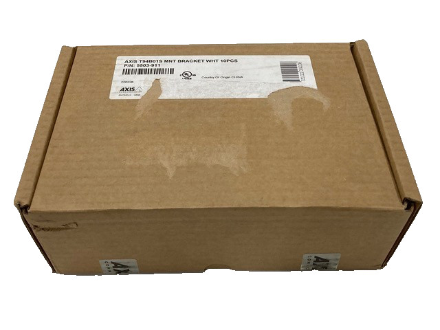 Axis T94B01S MNT Bracket Mount, 10 Piece Set, Universal Camera, White