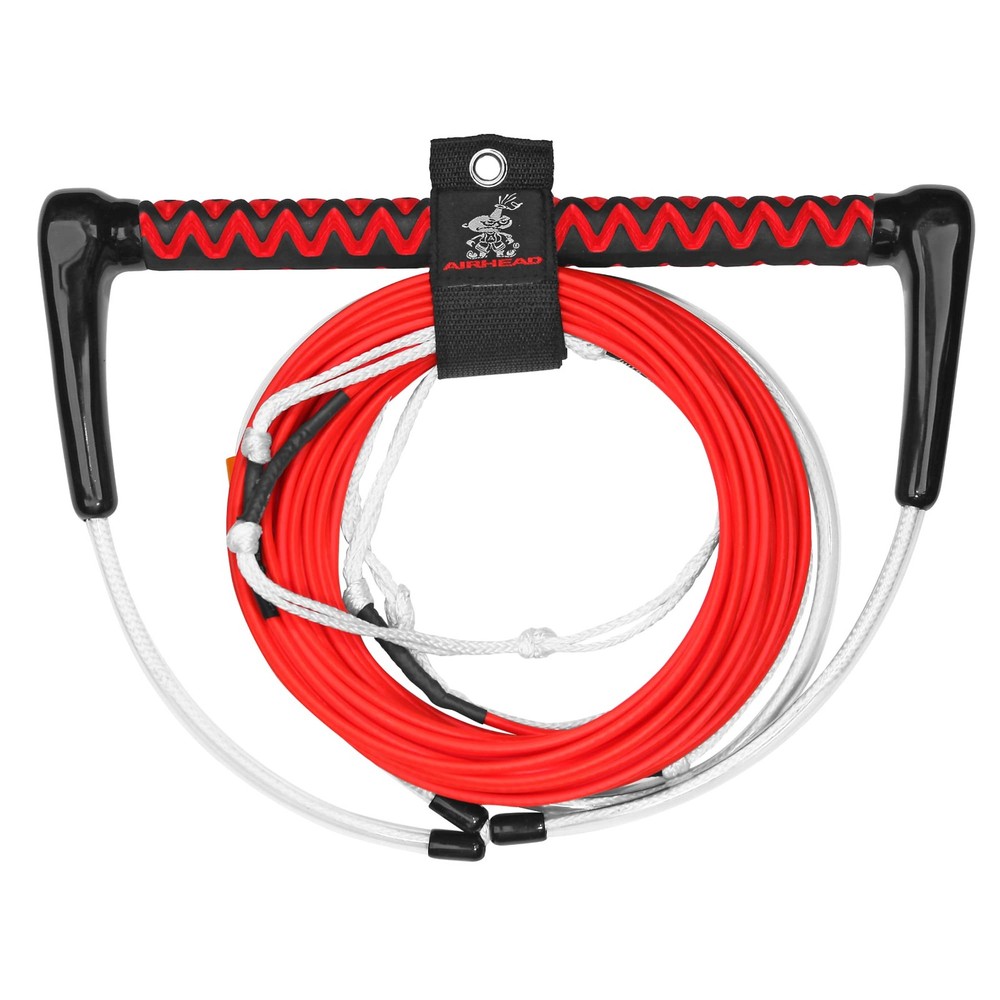 Dyneema Thermal Wakeboard Rope, 4 Sections, 75-Feet, Red