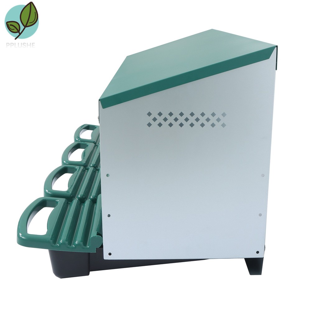 Chicken Nesting Boxes Chicken Egg Laying Box 4 Hole Better Environment W/ Perch