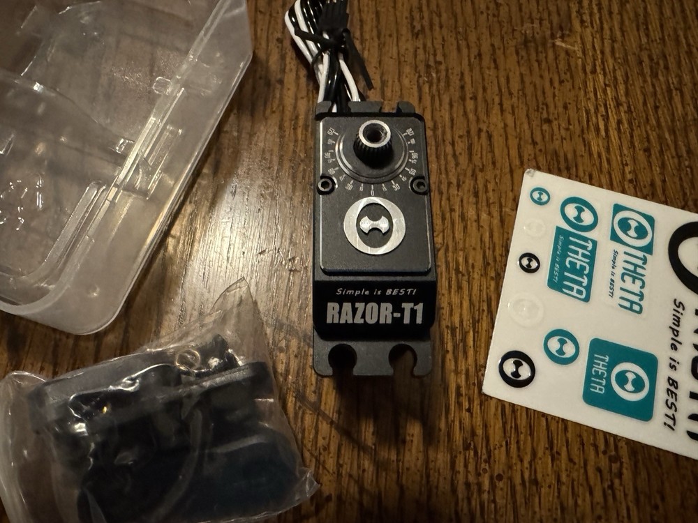 Theta Servos Razor-T1 Brushless High Voltage Tail Servo Program Box