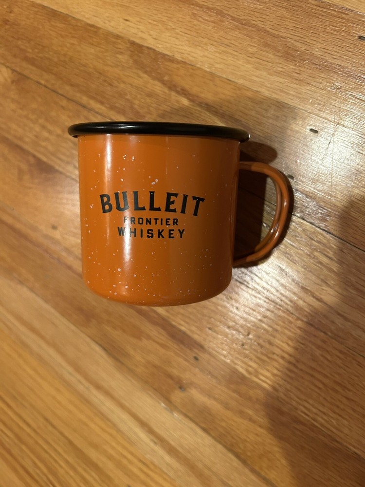 NEW BULLEIT FRONTIER WHISKEY CAMPING MUG