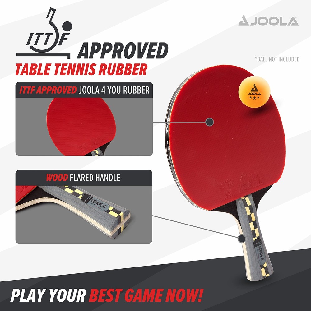JOOLA Carbon Pro Table Tennis Racket High Performance Speed Spin Control