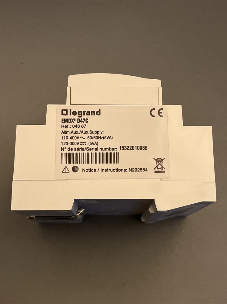 Legrand EMDX3 MULTI-FUNCTION MEASURING UNIT EMDX3 D47C RS485 04687