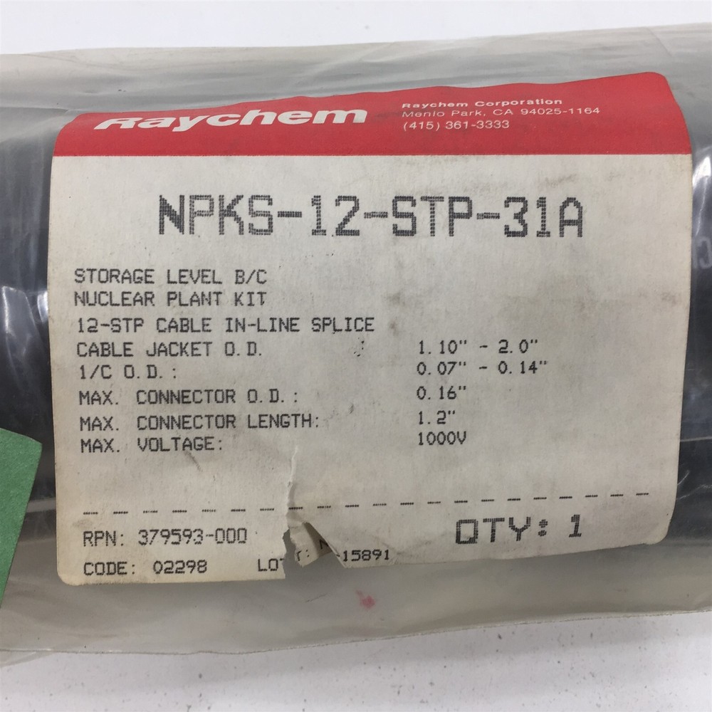 Raychem NPKS-12-STP-31A Splice Kit