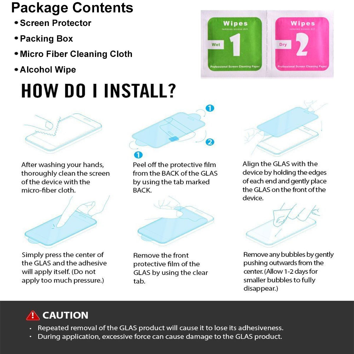 Tempered Glass Screen Protector For Apple iPod Touch 5 6 (5th/6th) Gen