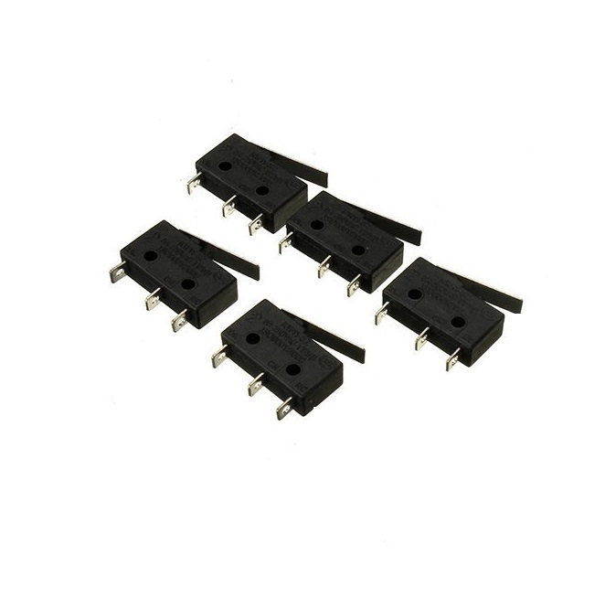 5pcs 250V 5A Quality 3 Pin Tact Switch Sensitive Microswitch Handle KW11-3Z