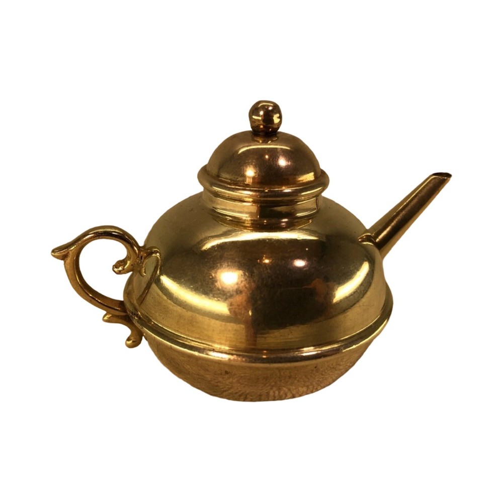Victorian Solid Silver Novelty Miniature Teapot, Birmingham 1895