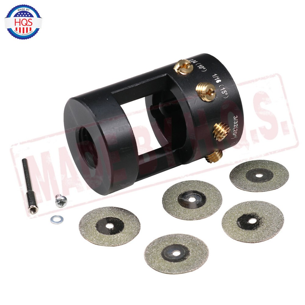 Tungsten Grinder With Sharpener Multi-Angle & Offsets Head Tool For TIG Welding