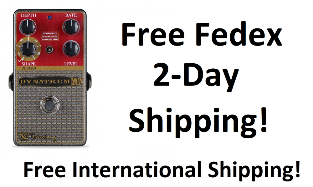 New Keeley DynaTrem Dynamic Tremolo Guitar Effects Pedal
