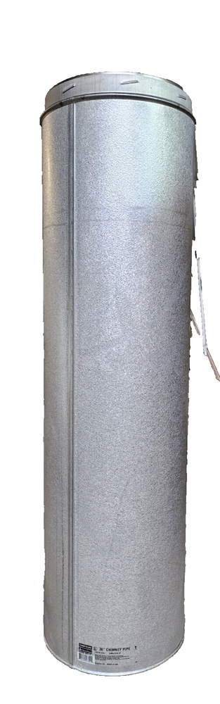 Duratech 9606GA 8" ID 36" long Chimney Pipe Section