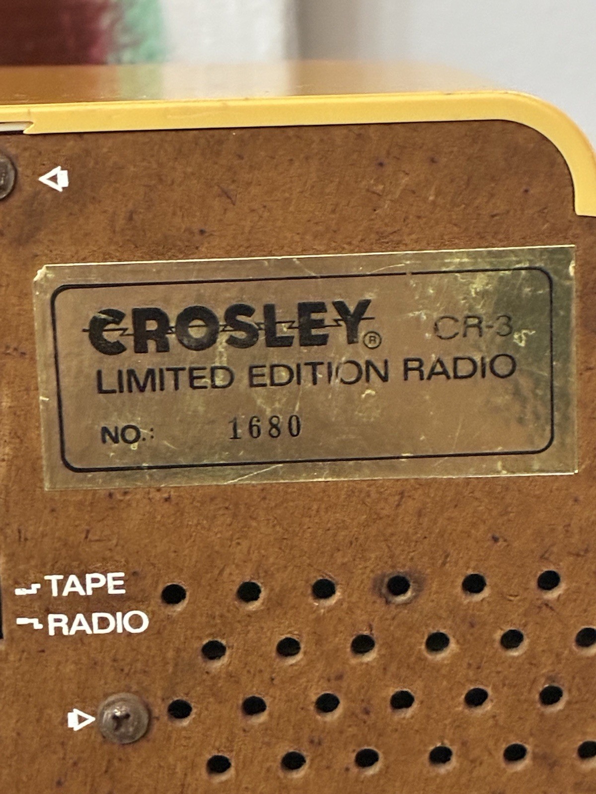 Crosley CR-3 Collector’s Limited Edition Art Deco AM/FM Radio Cassette Player📻