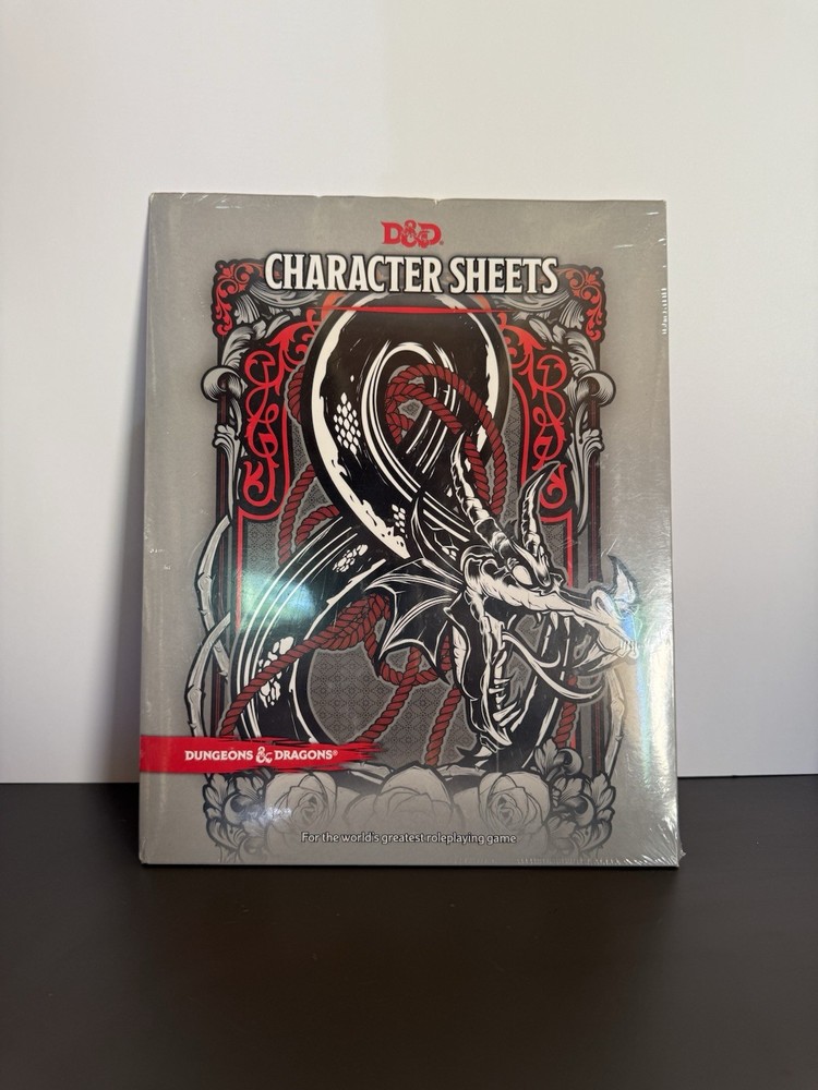 Dungeons and Dragons 5e Character Sheets (2014 Edition) - Sealed