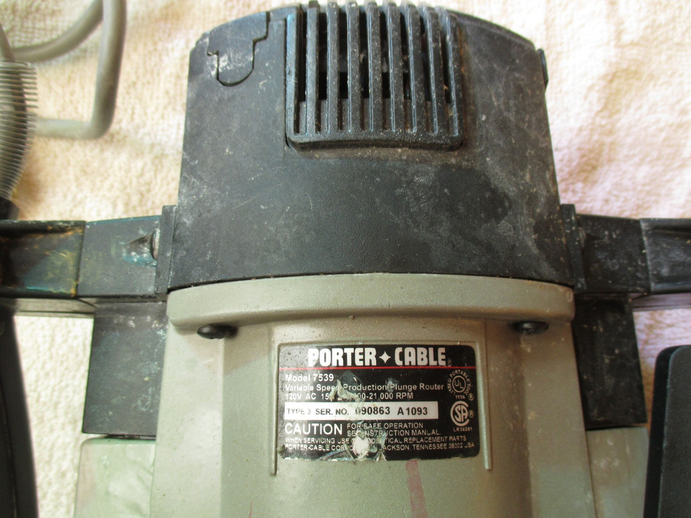 Porter Cable 7539 Variable Speed Production Plunge Router
