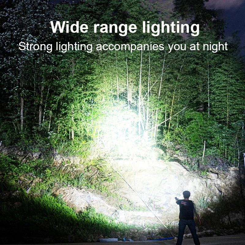 350000LM Professional Diving Flashlight USB Torch IPX8 Diving LampDiving Torch