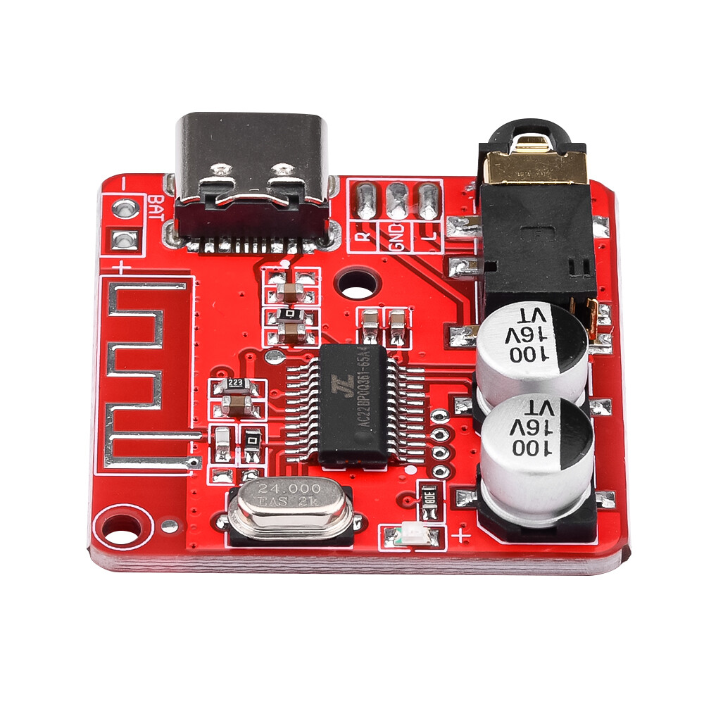 3.7V-5V Mini Bluetooth 5.0 Audio Receiver MP3 Decoder Lossless Amplifier Module