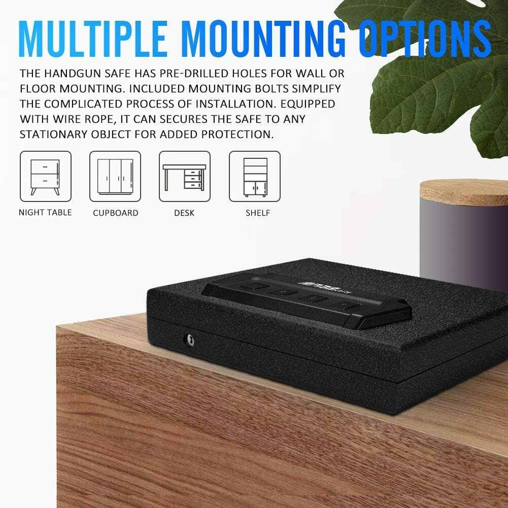 RPNB Portable Security Safe Quick-Access Safety Device w/ Quick， New