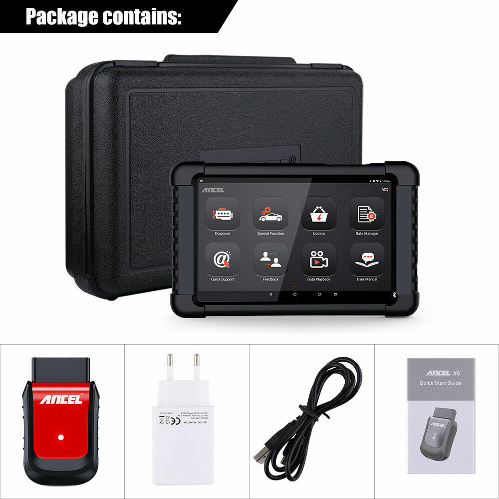 10" Bi-directional Tablet Bluetooth OBD2 Scanner All System Car Diagnostic Tool