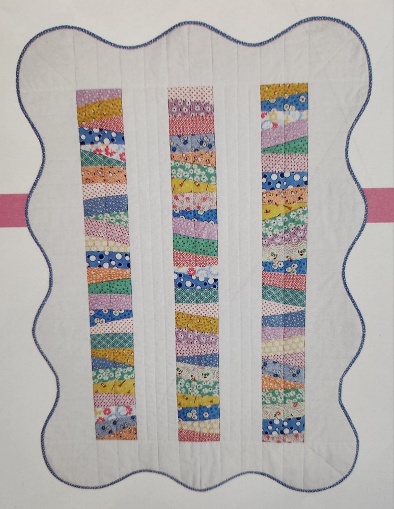 "Baby Scallops" Wall Quilt Pattern from 2013 Magazine Intermediate