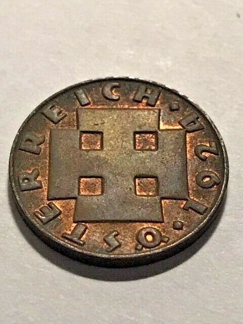 1924 Austria 200 Kronen VF #19728