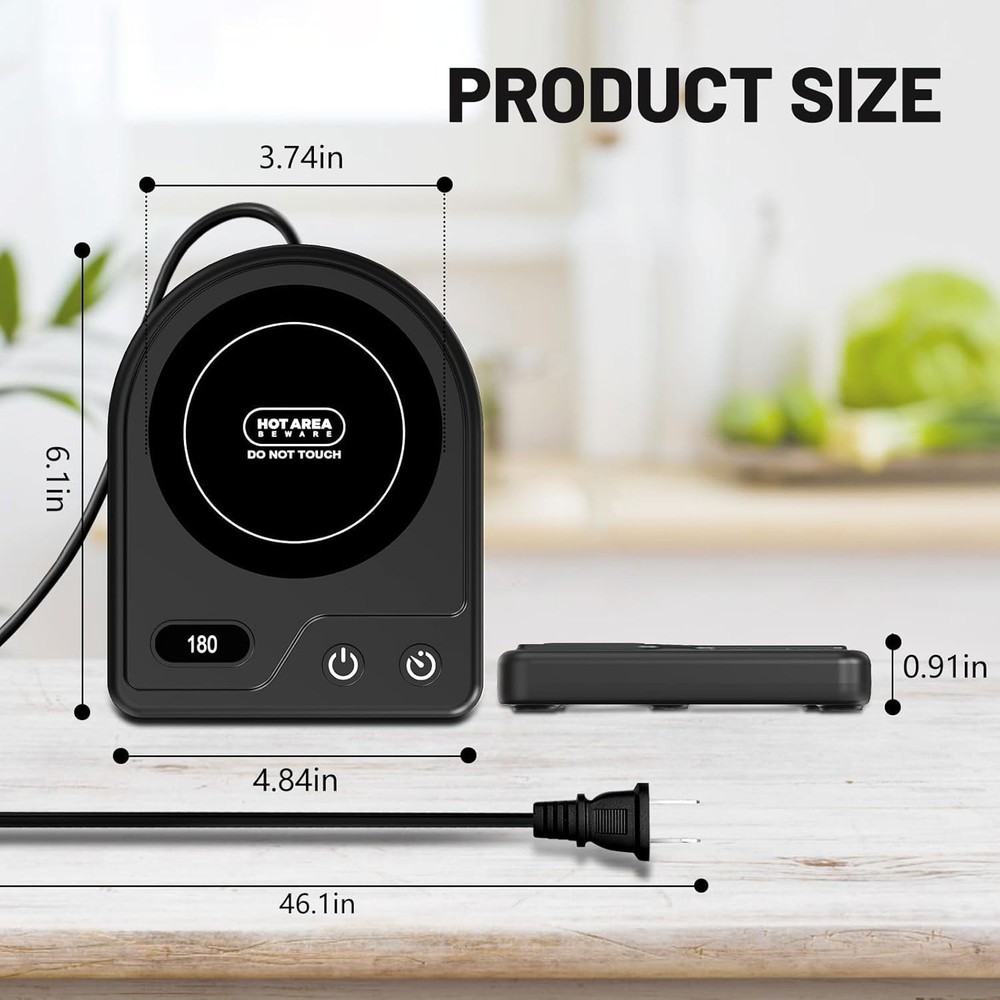 Mug Warmer,Coffee Mug Warmer with 3 Adjustable Temperature Settings,Coffee