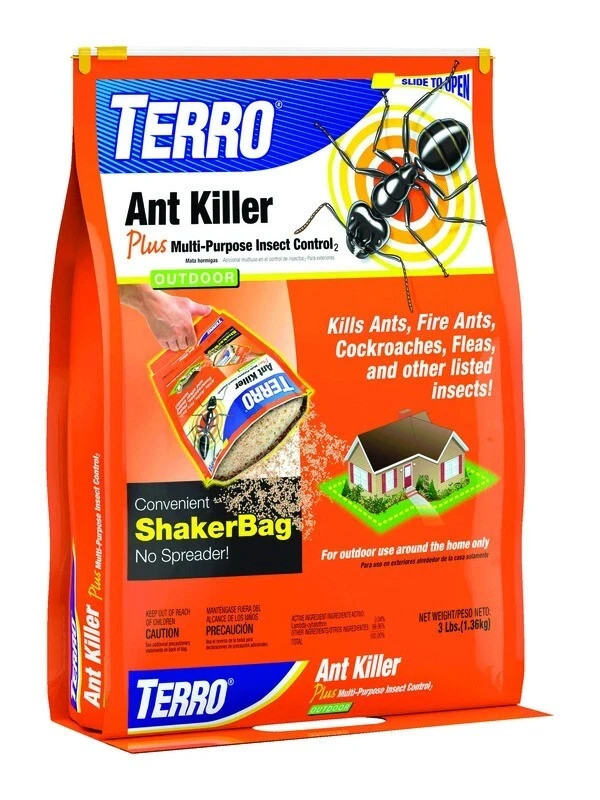 Terro Ant Killer Plus Multi-Purpose Insect Control Convenient Shaker Bag 3 lbs