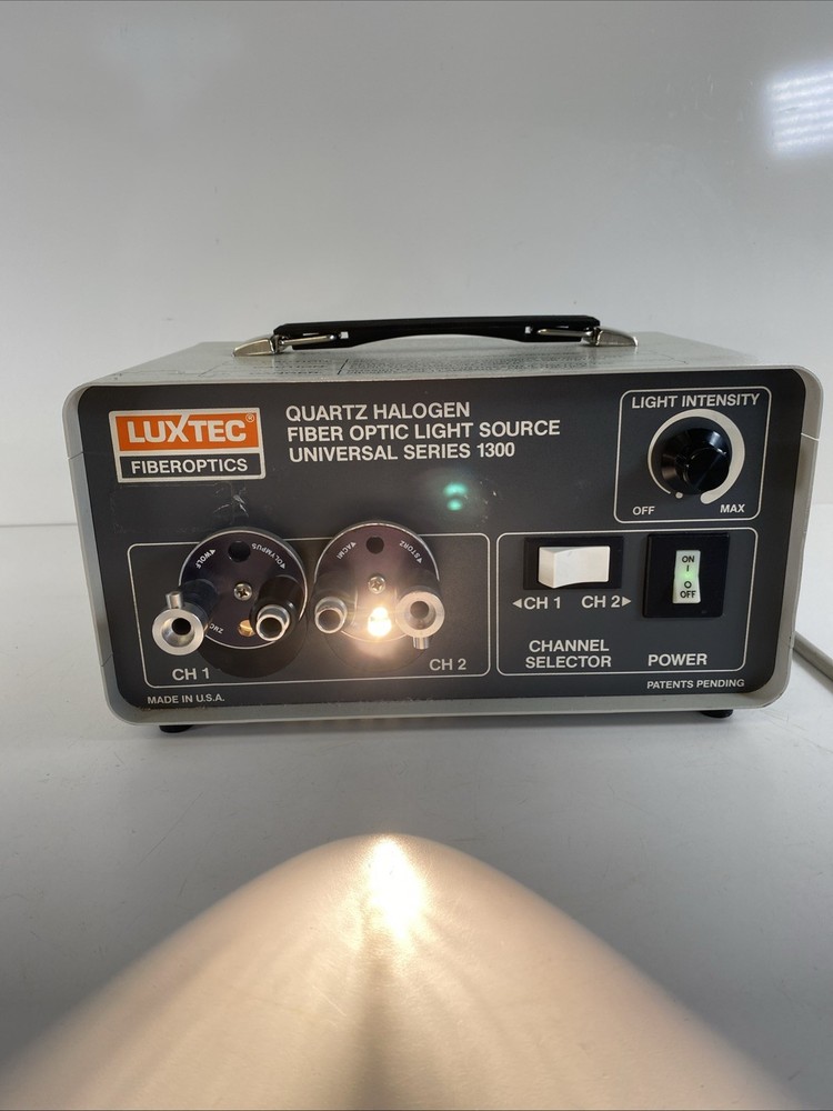 Luxtec Quartz Halogen Fiber optic light source universal series 1300