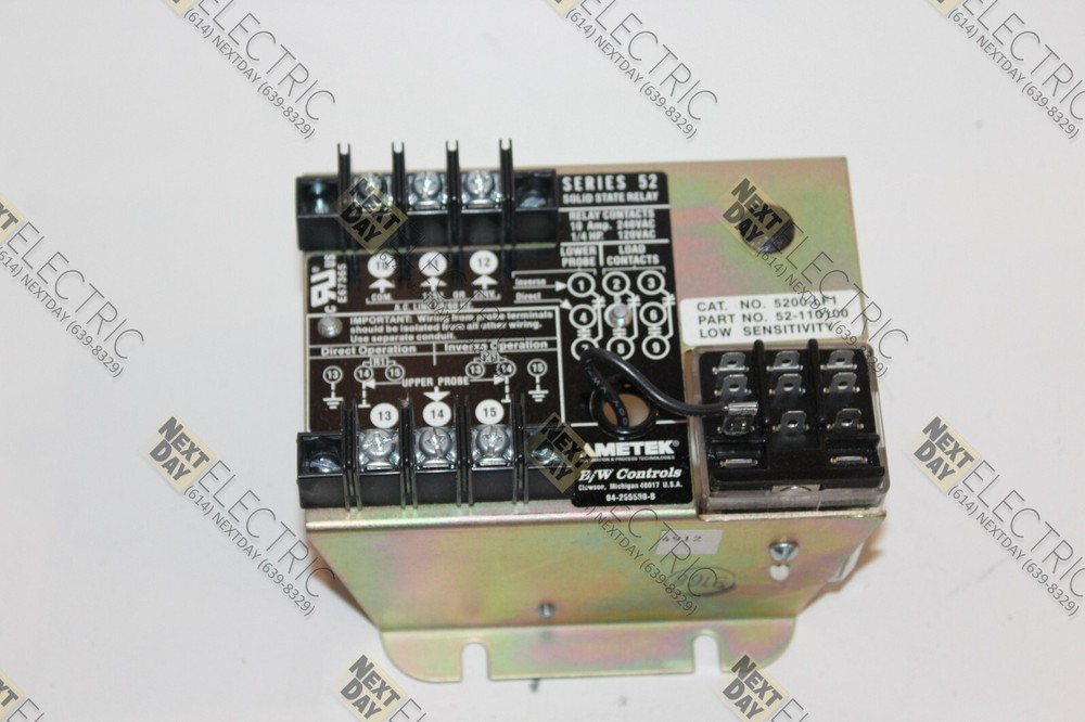 Ametek, 5200-LF1, 52-110100, B/W Controls Solid State Relay Series 52