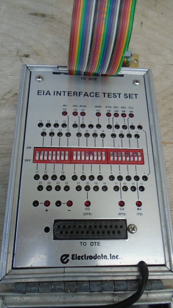 Electrodata EIA Interface Test Set DCE DTE / FREE SHIP