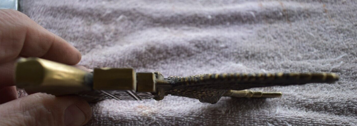 Vintage Harley-Davidson FXR 1970-80s Eagle Bar & Shield Sissy Bar Emblem Mount#2