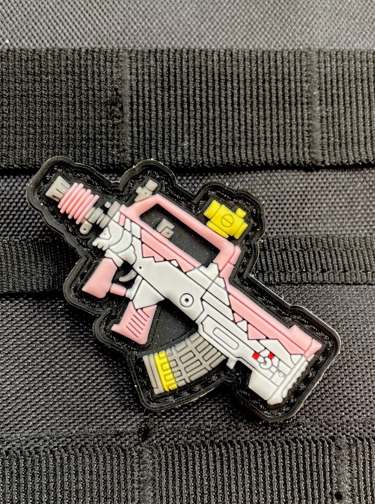 Bullpup Rifle 556 Gun Army Weapon Tactical Morale Patch Hook Loop