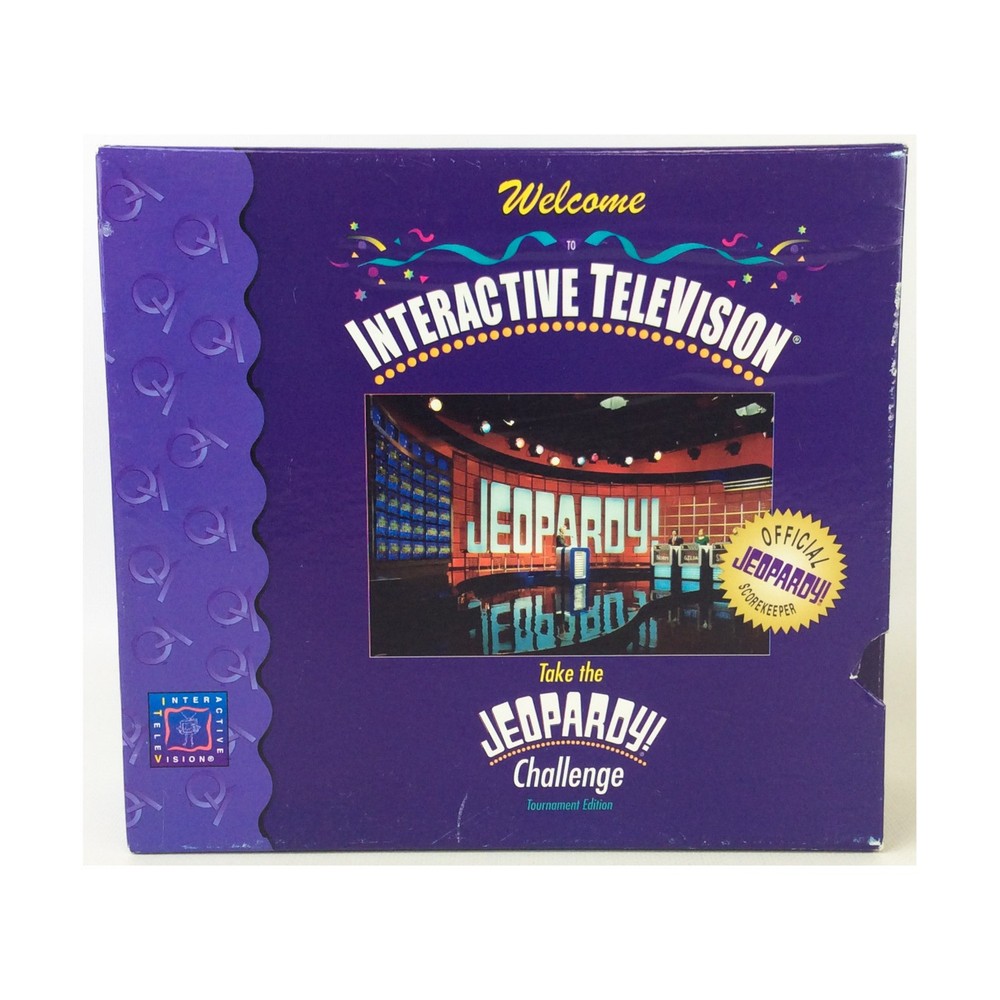 Interactive Television Electronic Game Jeopardy! Challenge - Tournament Ed EX