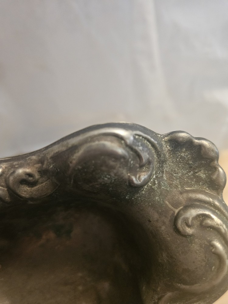 Vintage Sheridan Silver-Plate Candy Dish 7"