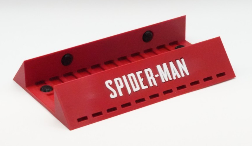 Vertical Stand for PlayStation 4 Pro Spider-man , 3d print.