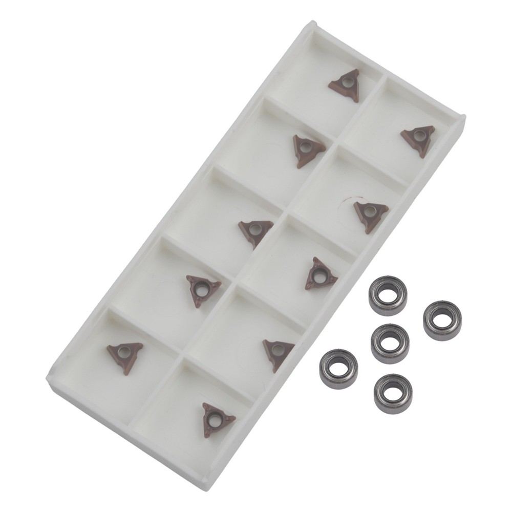 15PCS R Angle Inserts with Bearings for Mini Pneumatic Chamfering Machine