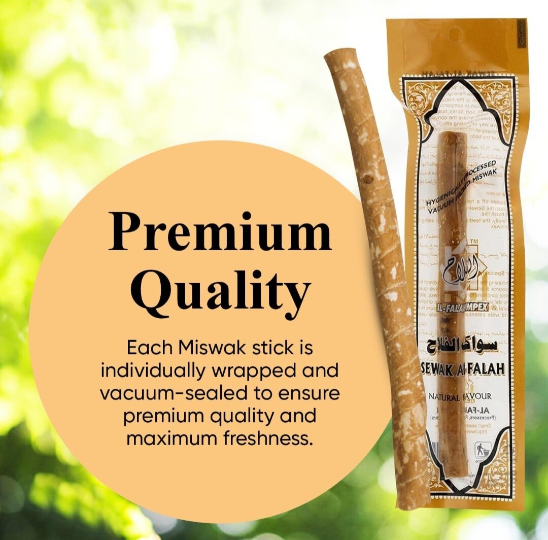 Al Falah Miswak Sewak Without Box 60 Sticks Shipping From 🇺🇸USA
